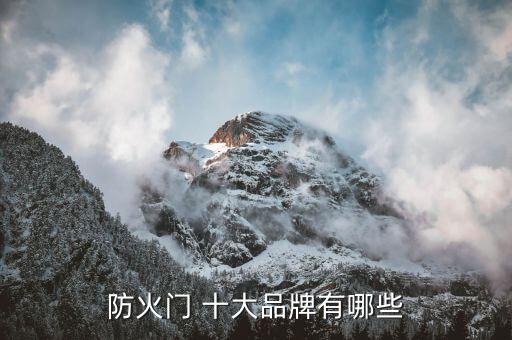 开云 开云体育官网十大消防设备厂家中国防火门前十大品牌是哪些？(图2)